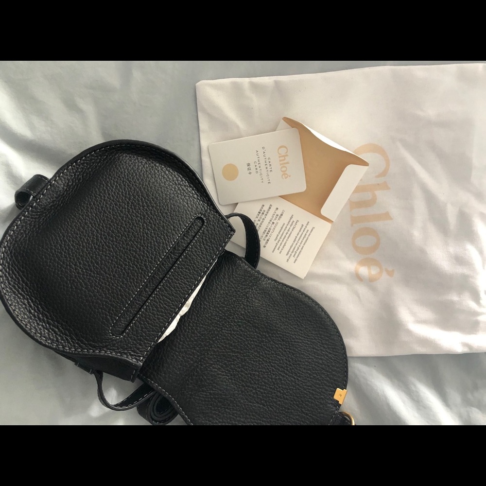 🟥SOLD🟥  BNWP Chloe Marcie Mini Leather Saddle - Picture 6 of 10